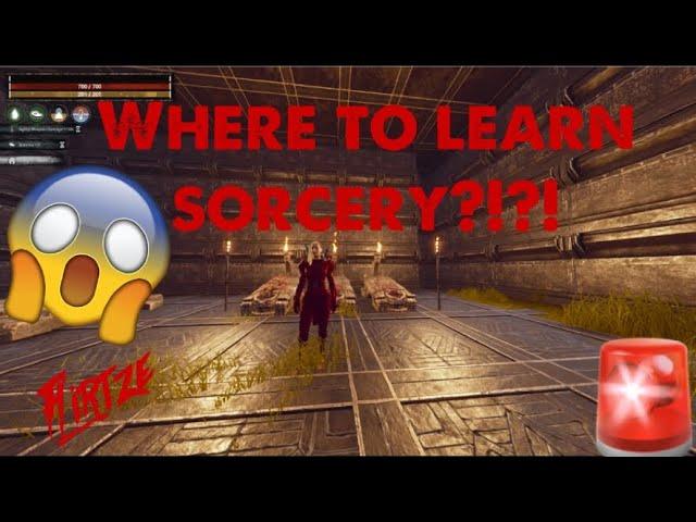 Conan Exiles Where to learn Sorcery on Isle of Siptah!!!