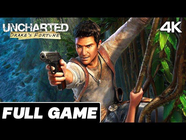 UNCHARTED 1 DRAKE'S FORTUNE (PS5) - Gameplay Walkthrough FULL GAME (4K 60FPS) No Commentary