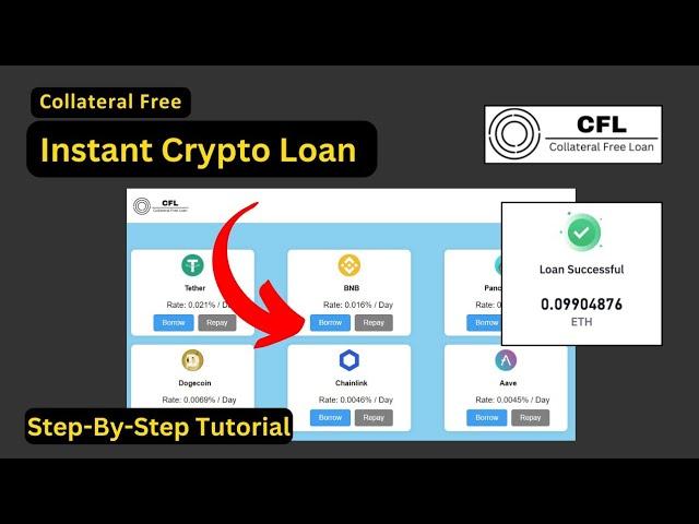 Collateral Free Crypto Loan Earn Unlimited Money Easily | Crypto Airdrop | Earn Free Crypto Borrow