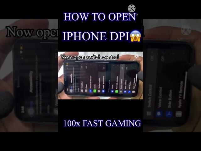 How to increase iphone dpi for better gaming experience #shorts