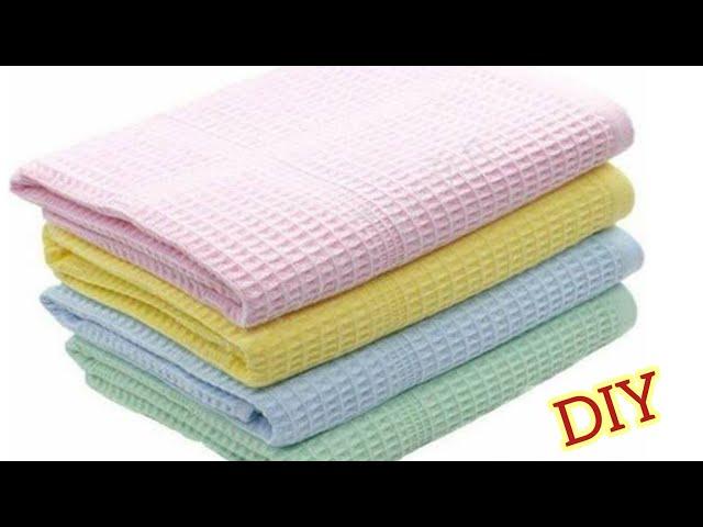 After watching this video, you will not throw away towels and scraps of fabric