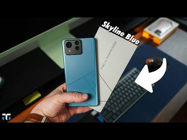 Asus Zenfone 11 Ultra Skyline Blue Unboxing & First Impressions!