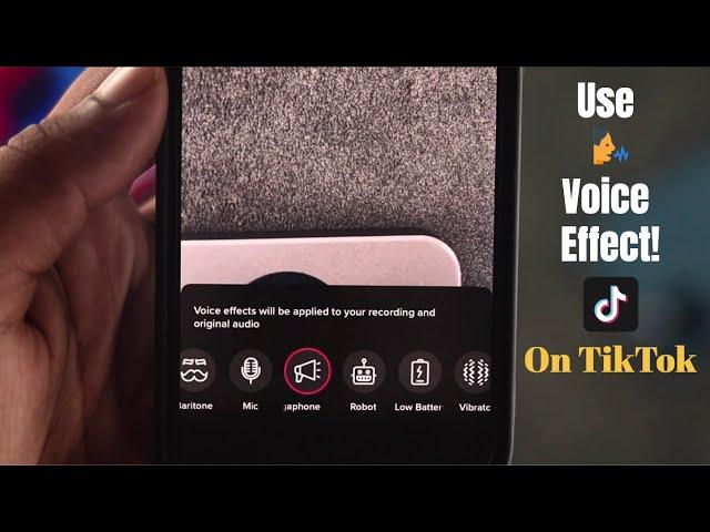 How to Use Voice Effects on TikTok! [New Update]