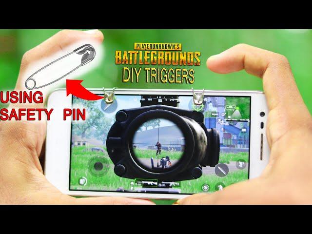 How to Make PUBG Triggers With Safety Pins - DIY