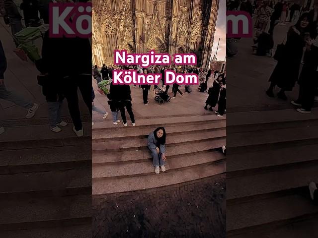 Nargiza am Kölner Dom / Nargiza Köln soborida @UzbechkaNargiza