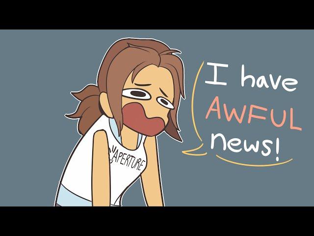 (Portal 2 animation) Chell has awful news