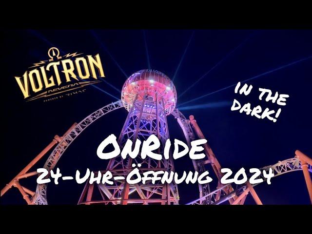 Der Sommernachtsparty-Traum! Voltron im Dunkeln - Europa-Park 24-Uhr-Öffnung 2024 - onride frontrow