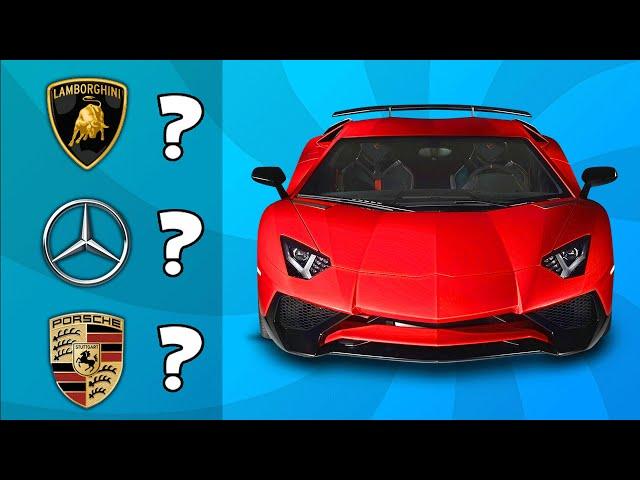 Guess The Car Brand By Car  Famous Car Logo Quiz