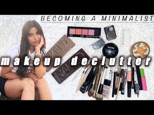 MINIMALISM | huge make up decluttering 2021