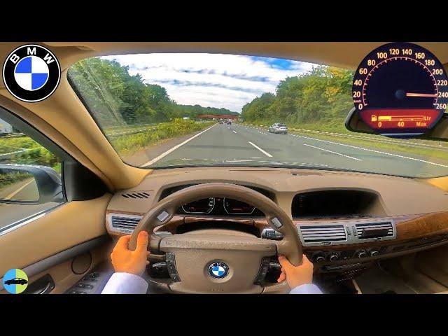 BMW 730d Acceleration with 300 HP (E65) | POV Probefahrt Testdrive | 4K