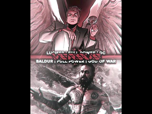 Baldur Vs Lucifer | Battle #shorts #godofwar #dc