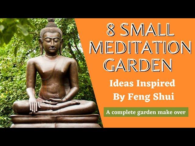 8 Small Meditation Garden Ideas Inspired By Feng Shui | Zen Garden Plants, Location #zengarden