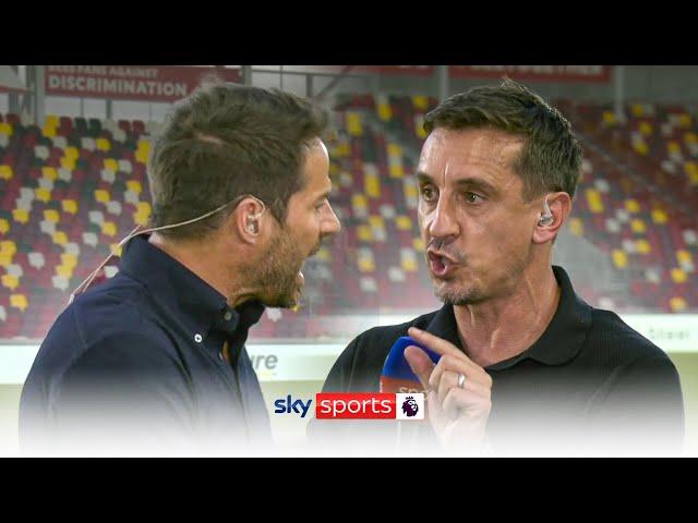 "Look at me when I'm talking to you"  | Neville & Redknapp get HEATED!