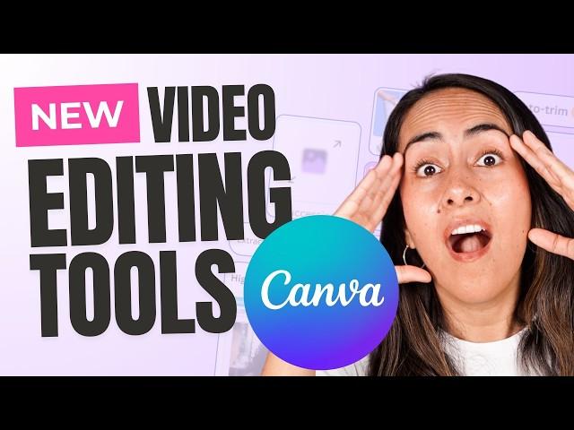 NEW Video Editing Tools in Canva [2024] | EASIER THAN EVER!