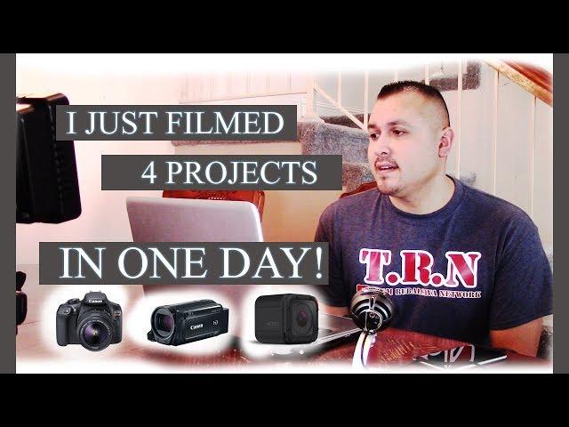 FILMING 4 PROJECTS in 1 Day!!! | Behind-the-Scene | Team Rubalcava Network