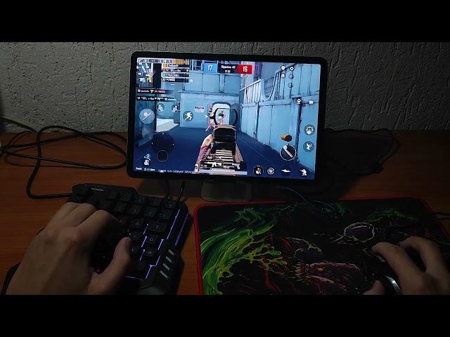 Playing PUBG Mobile with Keyboard and Mouse on Xiaomi Mi Pad 5