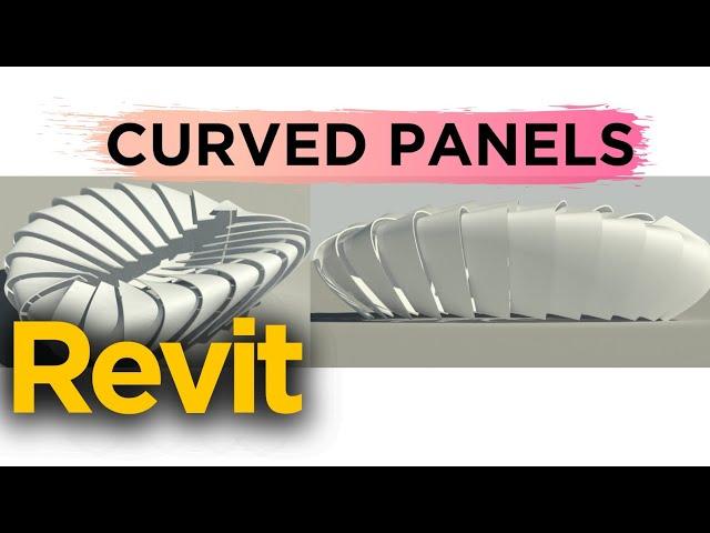 Revit tutorial (Day 121) Curved panels in Revit