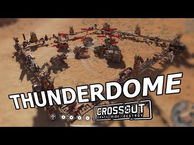 Trapping players in an arena with saws and making them fight [Crossout]