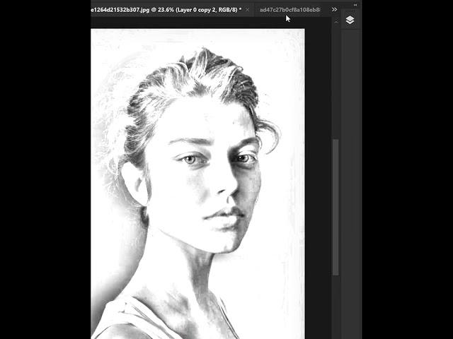 Pencil Sketch Effect - Short Photoshop Tutoria