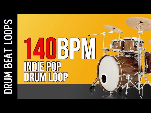 (1) Indie Pop Drum Loop 140 BPM