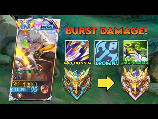 FINALLY!! NEW YIN FULL DAMAGE BUILD FOR SOLO RANK! (100% Broken!)