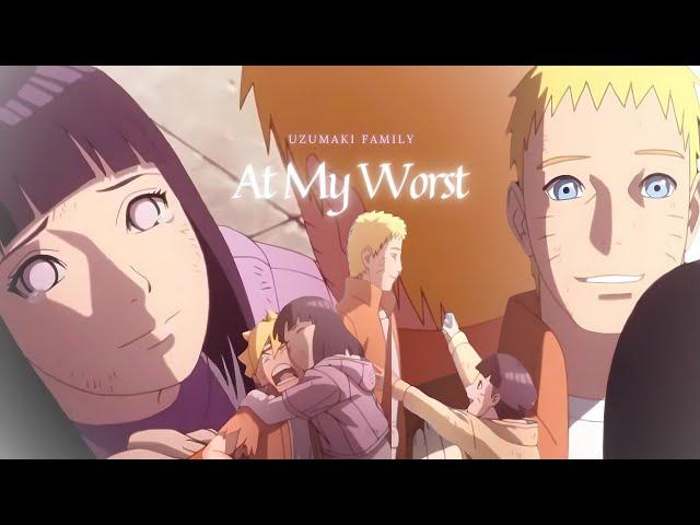 NaruHina Family AMV - At My Worst| Boruto AMV