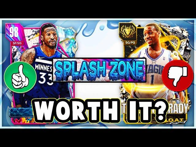 NBA 2K24 WHICH SPLASH ZONE & GOAT TMAC CARDS ARE WORTH BUYING! NBA 2K24 MyTEAM!