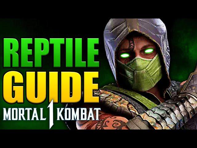 Mortal Kombat 1 REPTILE Komplete Guide - Beginner to Pro!