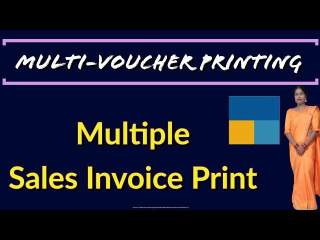 Print Multi-Voucher of sales Bill in Tally Prime | Multiple Sales Bill  Printing in Tally Prime