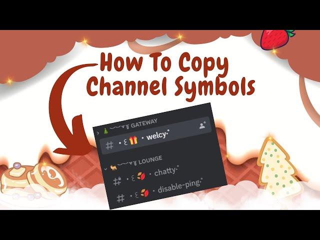 How to copy symbols from channels | discord tutorial | 2023