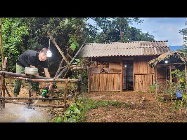 Improve hand washing areas. Install a mini generator using water energy. Cooking, Binh's daily life