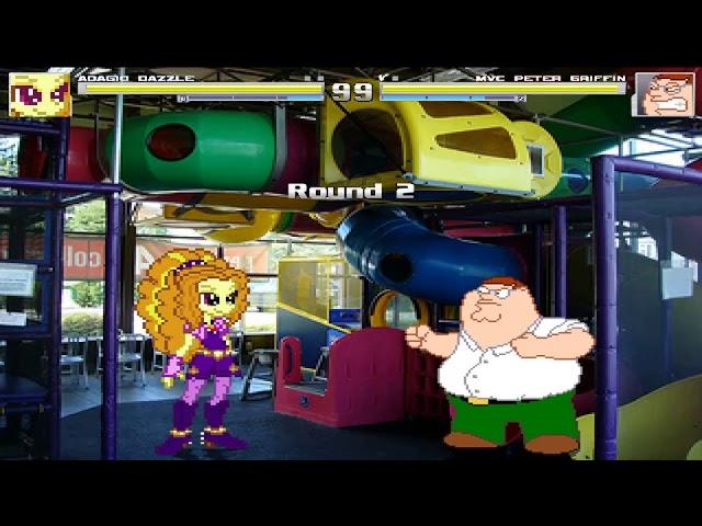 NICK54222 MUGEN: Adagio Dazzle VS MVC Peter Griffin