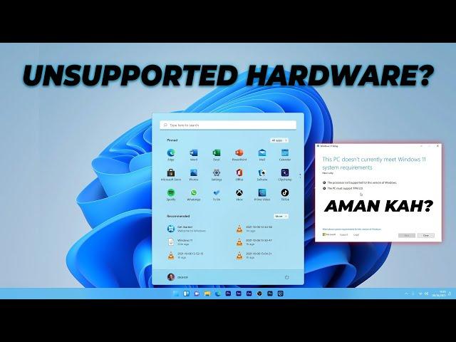Cara Update ke Windows 11 Final Version di Laptop Jadul - Unsupported Hardware & Tanpa TPM 2.0