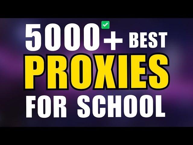 Proxies for school Chromebook 2024 | 5000 Proxies for School Chromebook