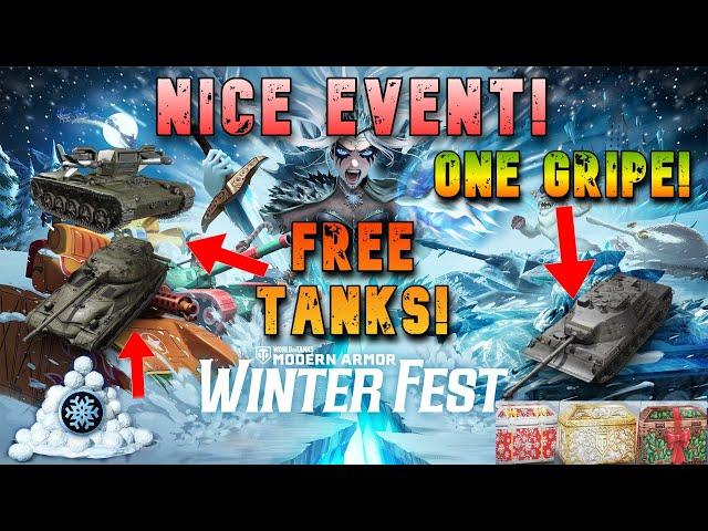 WinterFest 2024! Nice Event - Free Tanks! One Gripe! ll Wot Console - World of Tanks Modern Armor