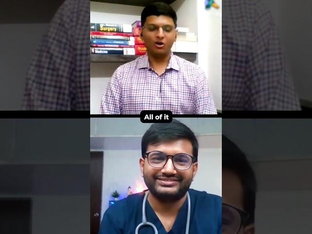 'Rapid Fire' with AIR 1 (INICET May 2024) Dr. Heet Manvar! ️‍ #aiims #topper