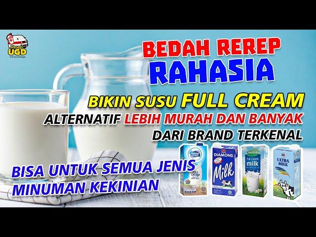 Resep Penganti susu UHT yang lebih murah #resepminuman #minumankekinian #susuuht #fullcream