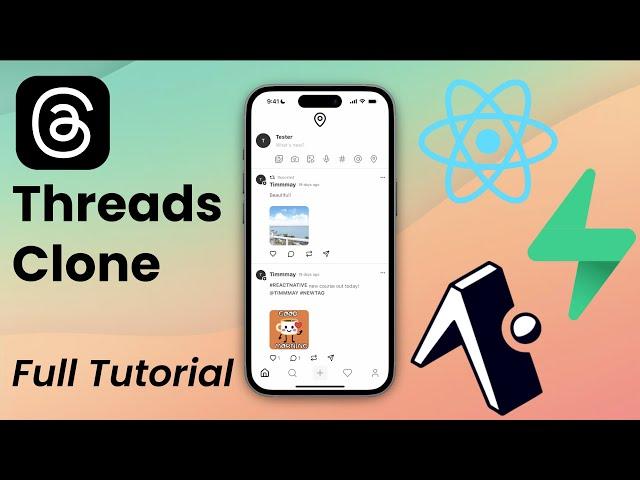 Build a Threads Clone with React Native, Expo & Gluestack | Full Tutorial