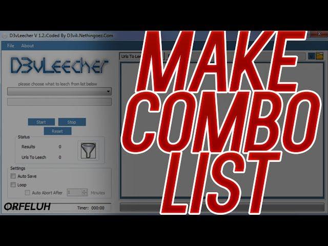 How To Make Combo List(D3vleecher)-Tutorial- ORFELUH 44