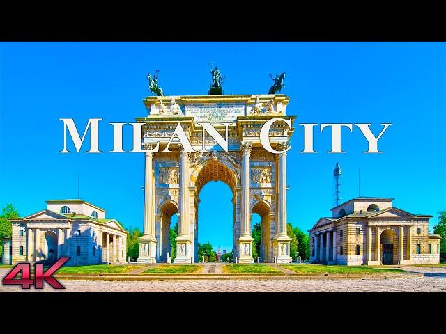 Milan City Italy In 4k UHD - Drone Aerial Relaxation Film, Calming Music, Stunning  Views