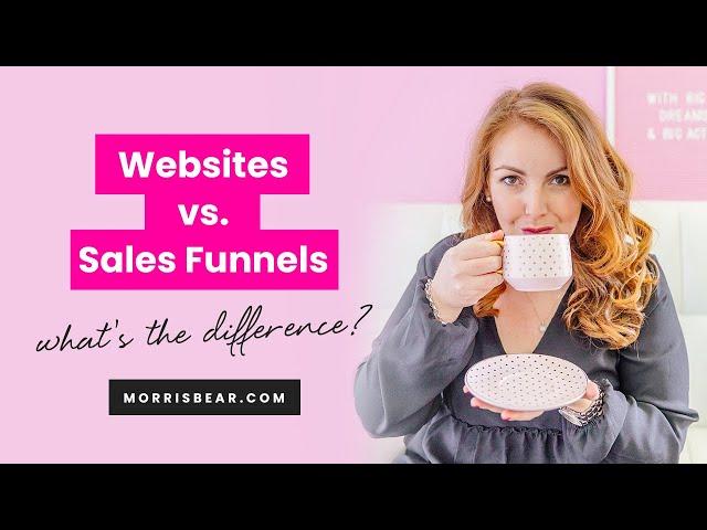 Sales Funnel vs Website... Sales Funnels and Websites Explained (for beginners!)