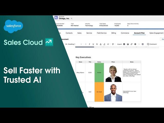 Sales AI for Sales Cloud Demo | Salesforce