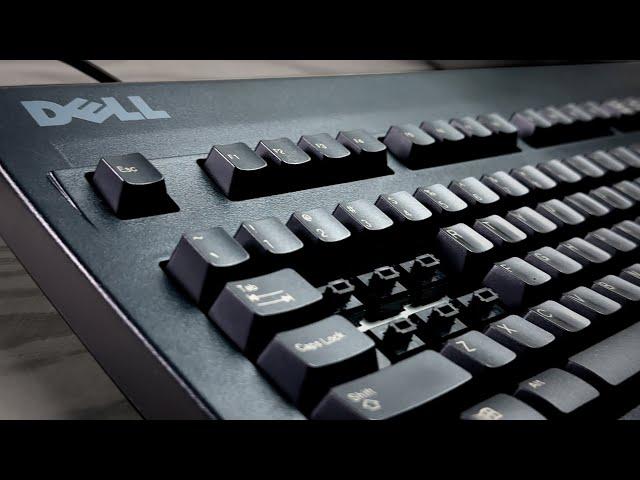 Dell AT101W Keyboard Sound Test with Alps SKCM Black | Board in Black!