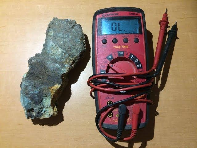 Easy Continuity Gold Testing In Raw Ore With Multimeter - How to / DIY