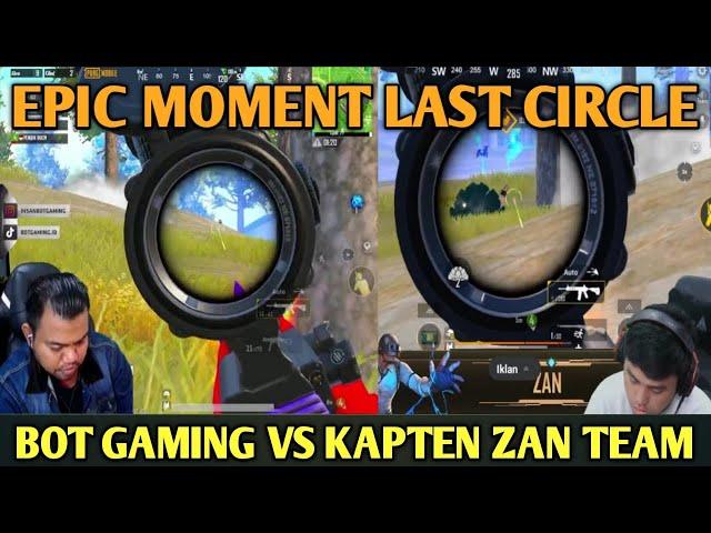 KAPTEN ZAN VS BOT GAMING DI LAST CIRCLE | PUBG MOBILE BATTLEE OF MIRROR ISLAND