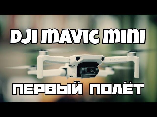 Купил дрон. dji mavic mini. Первый полет.