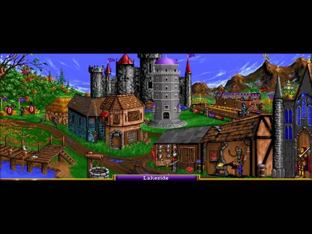 Heroes of Might & Magic 1 Knight Town Theme Animatic (1995, NWC) 720p Animated