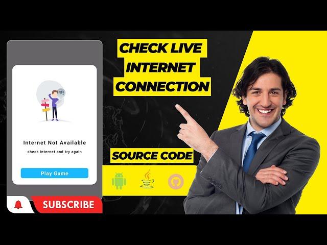 How to check Live Internet connection and show custom dialog android JAVA with source code