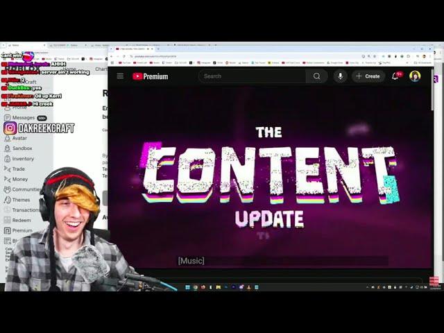 KreekCraft Reacts to Roblox DOORS: THE CONTENT UPDATE