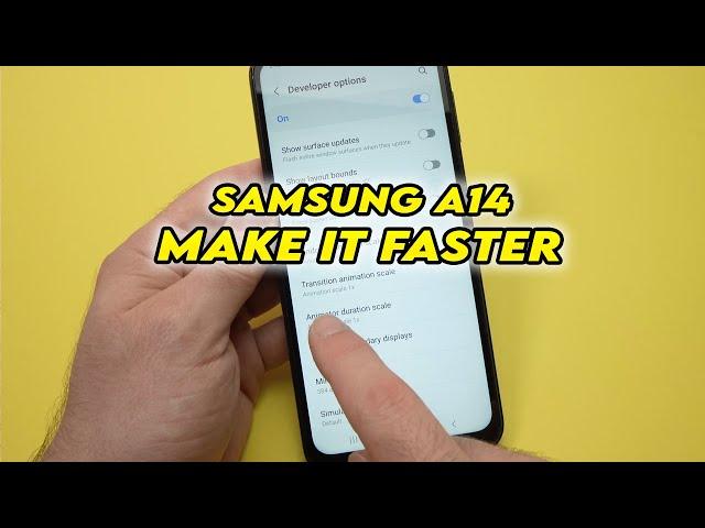 How to Make Your Samsung Galaxy A14 Faster - Fix Lag